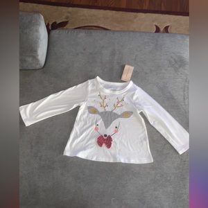 🎄Baby girl Reindeer top🎄